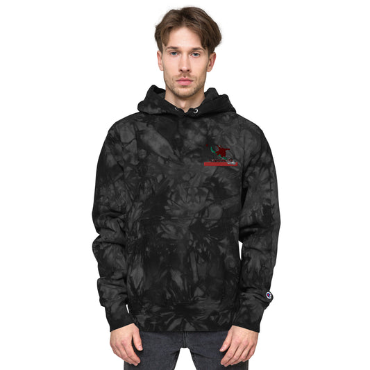 Goldy the Grizzly Champion tie-dye hoodie
