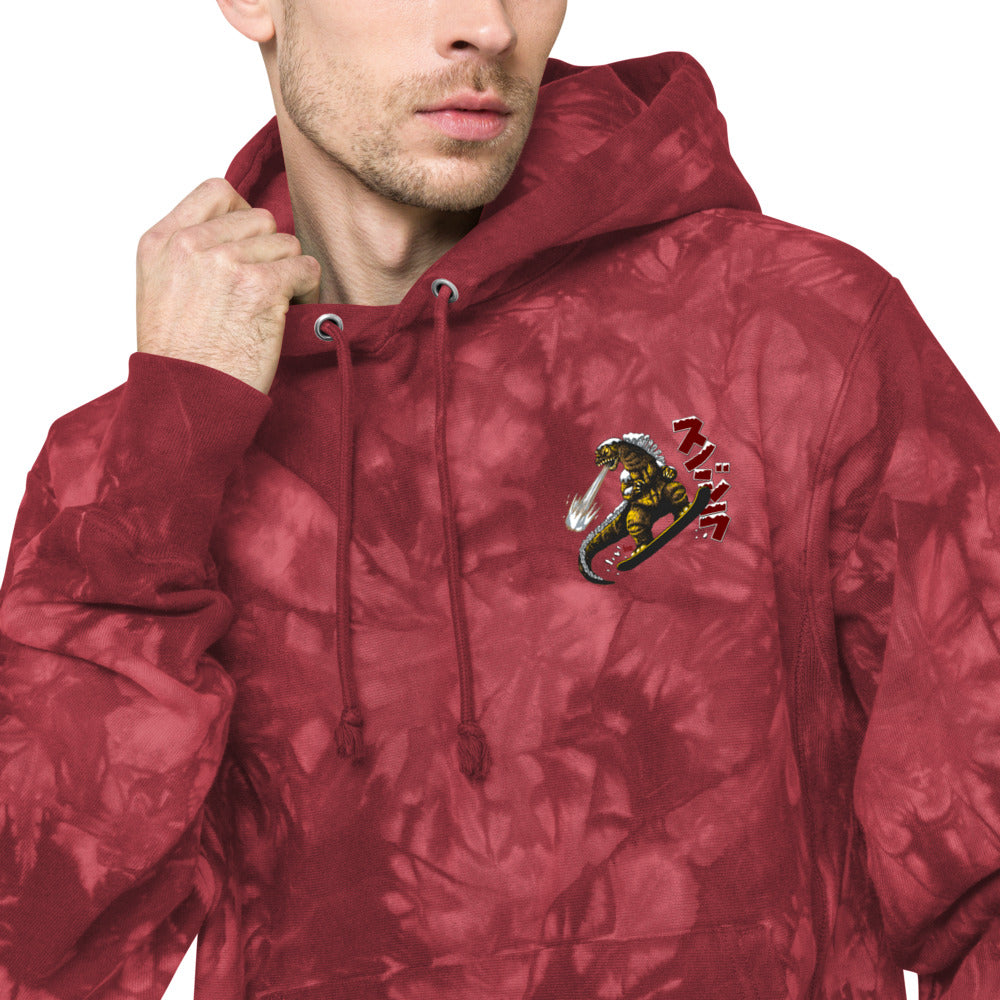 Snowzilla Champion tie-dye hoodie - Sno Cal