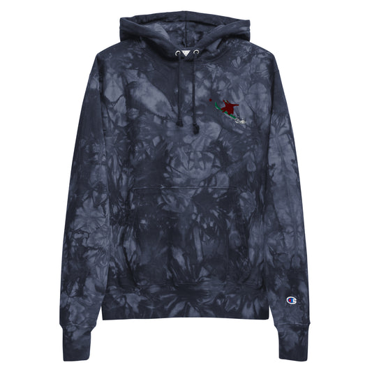 Goldy the Grizzly Champion tie-dye hoodie