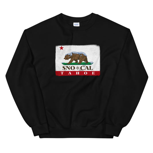 Sno*Cal California Flag Lake Tahoe Sweatshirt - Sno Cal