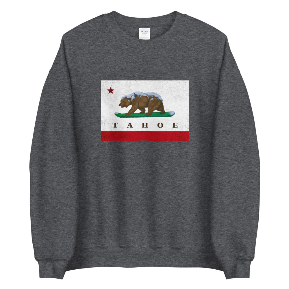 Gray Snowboarding Grizzly Tahoe Sweatshirt