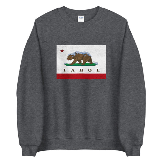 Gray Snowboarding Grizzly Tahoe Sweatshirt