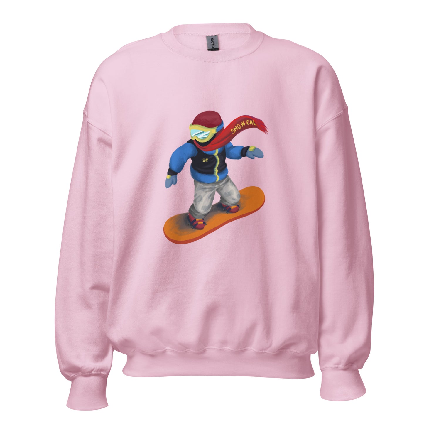 Snowboard Emoji Crewneck Sweatshirt