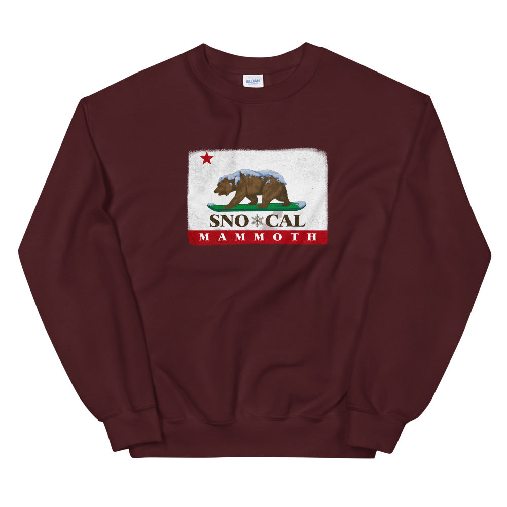 Maroon Mammoth Mountain Sweatshirt - Sno Cal