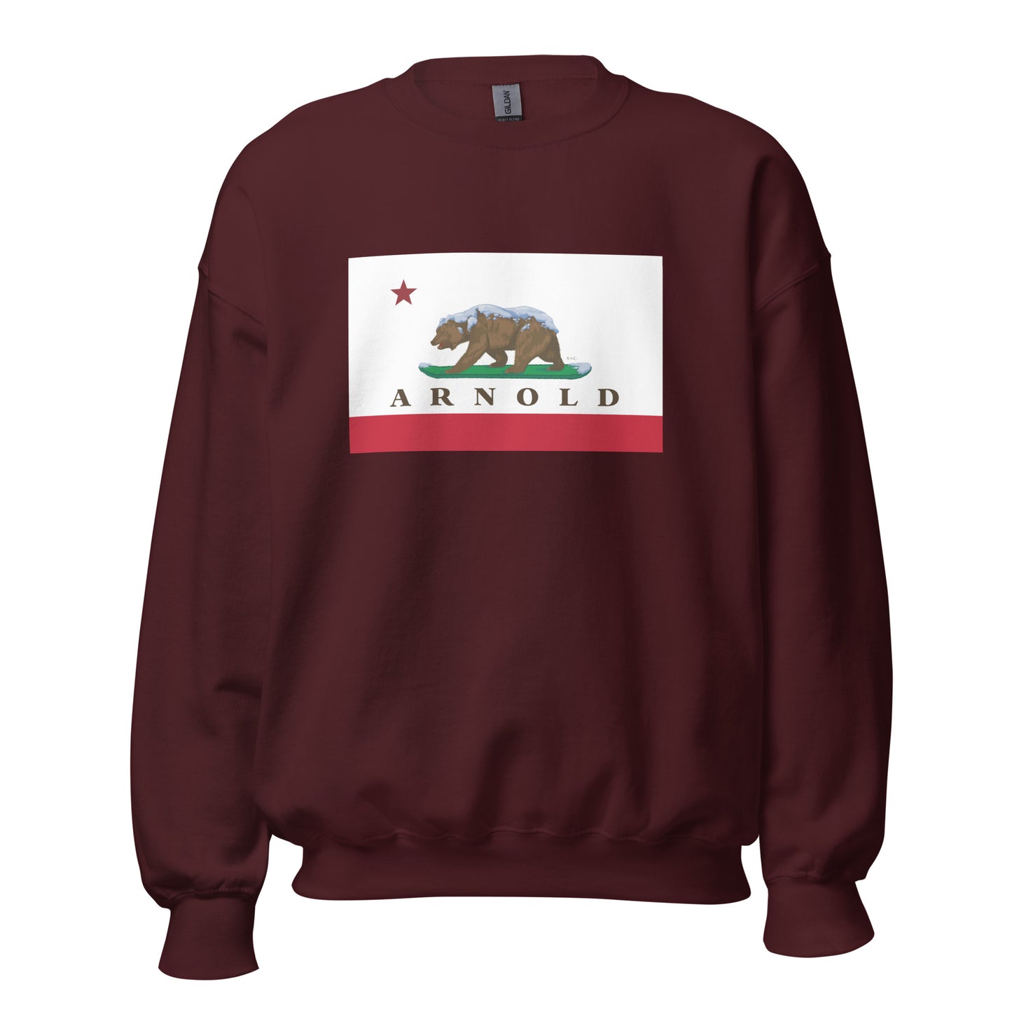 Maroon Arnold CA sweatshirt