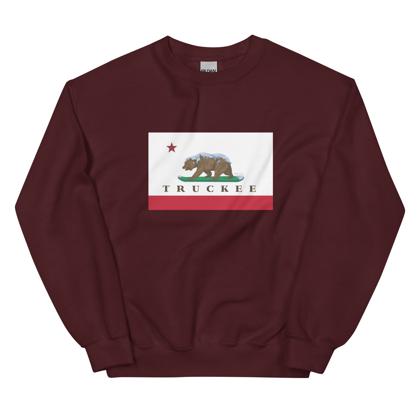 maroon truckee sweatshirt