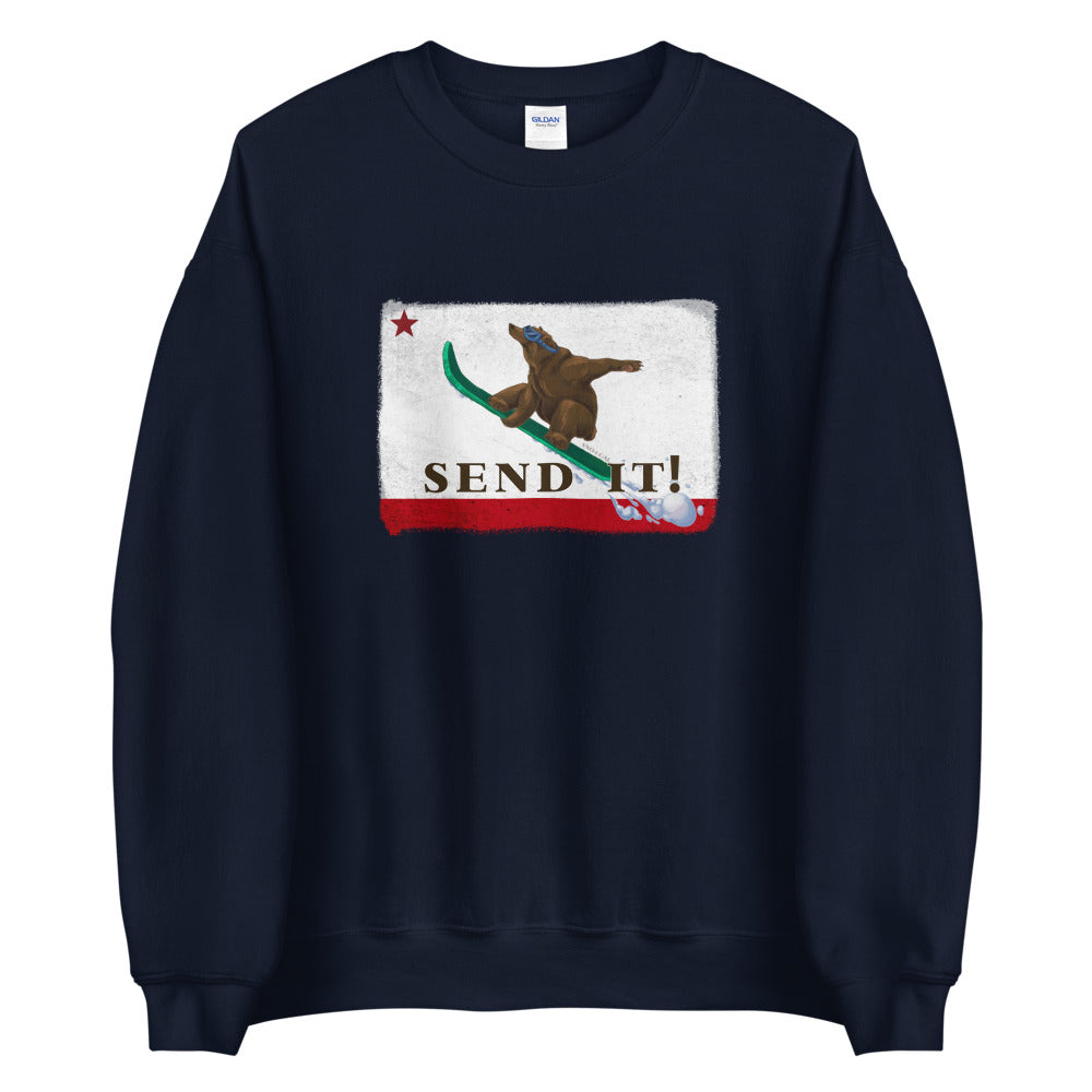 Blue Send It Sweatshirt