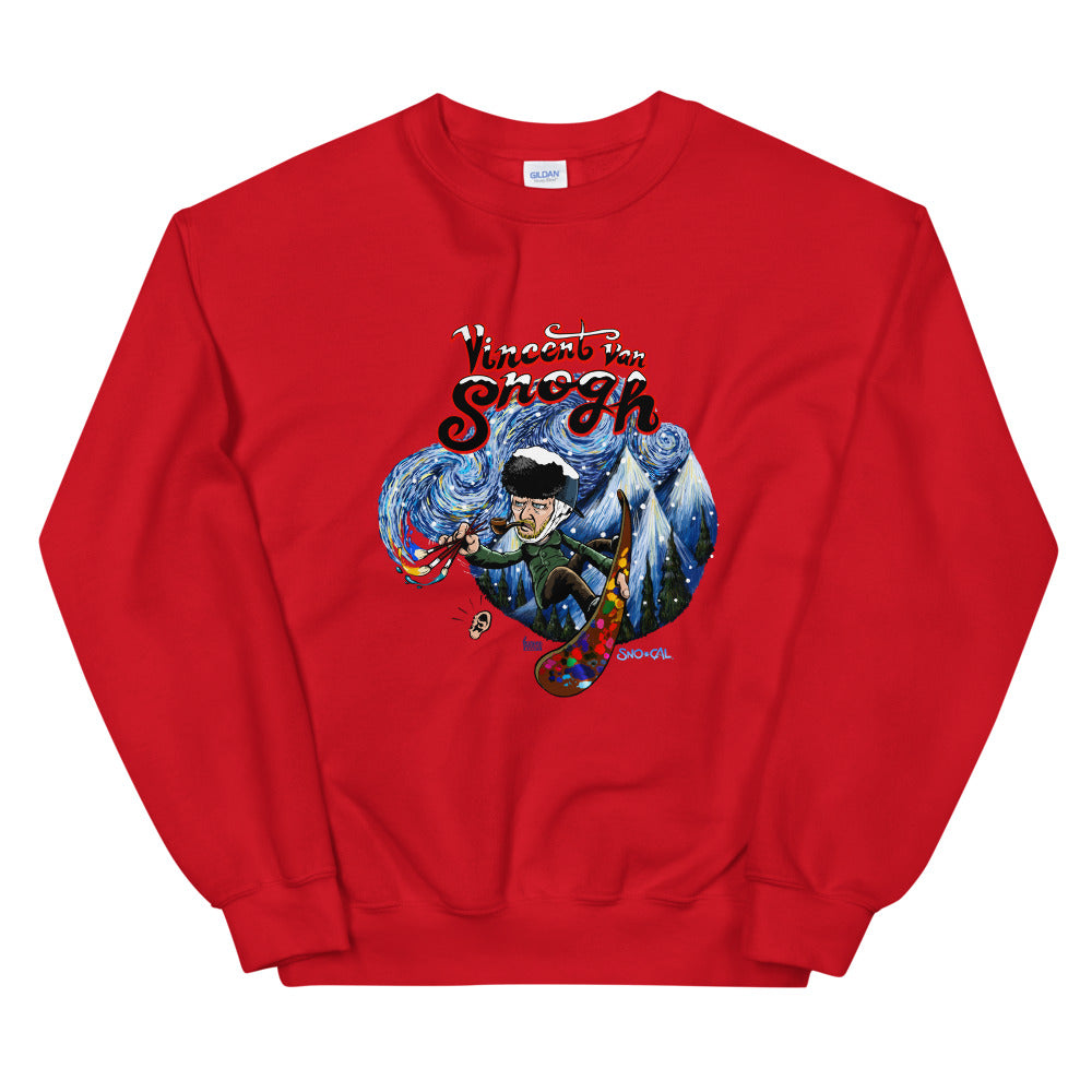 Red Vincent van Gogh Sweatshirt