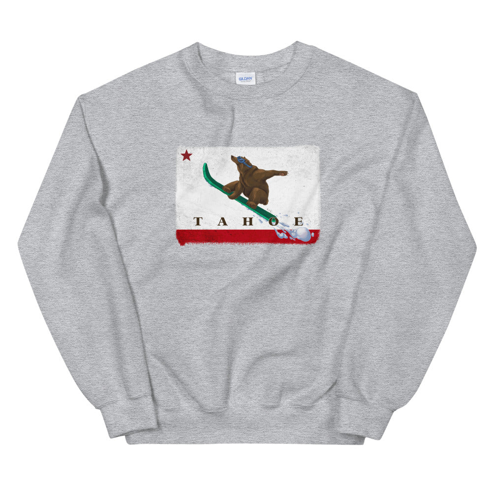 Snowboarding Grizzly Tahoe Sweatshirt - Sno Cal