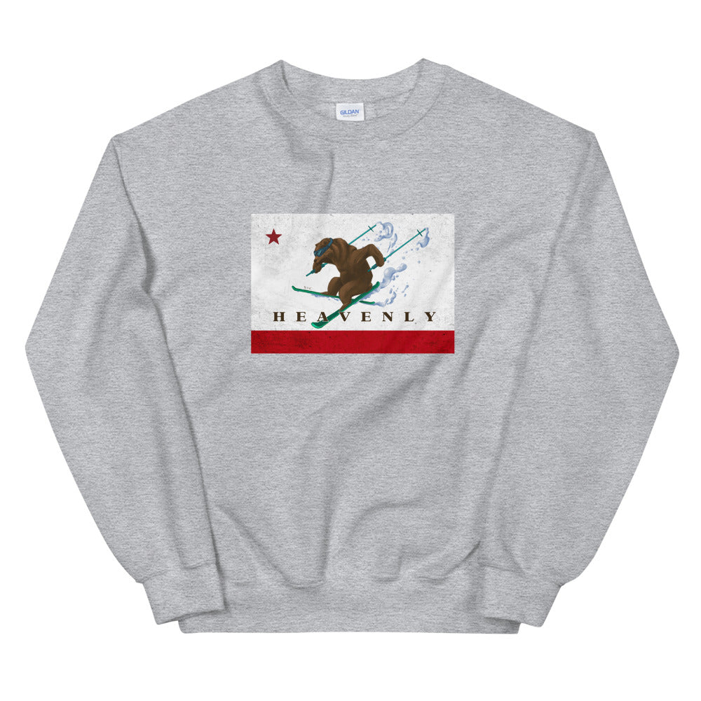 Heavenly CA Grizzly Skiing Sweatshirt - Sno Cal