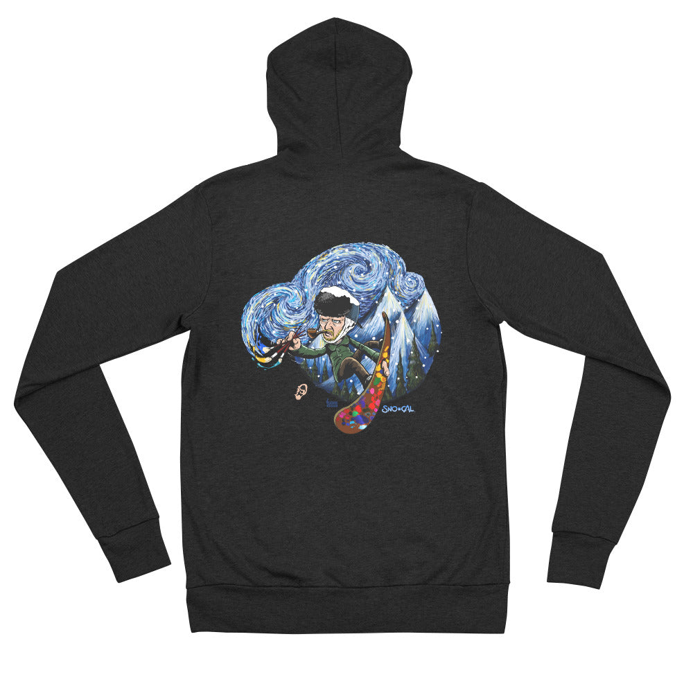 Vincent van Snogh lightweight zip hoodie - Sno Cal