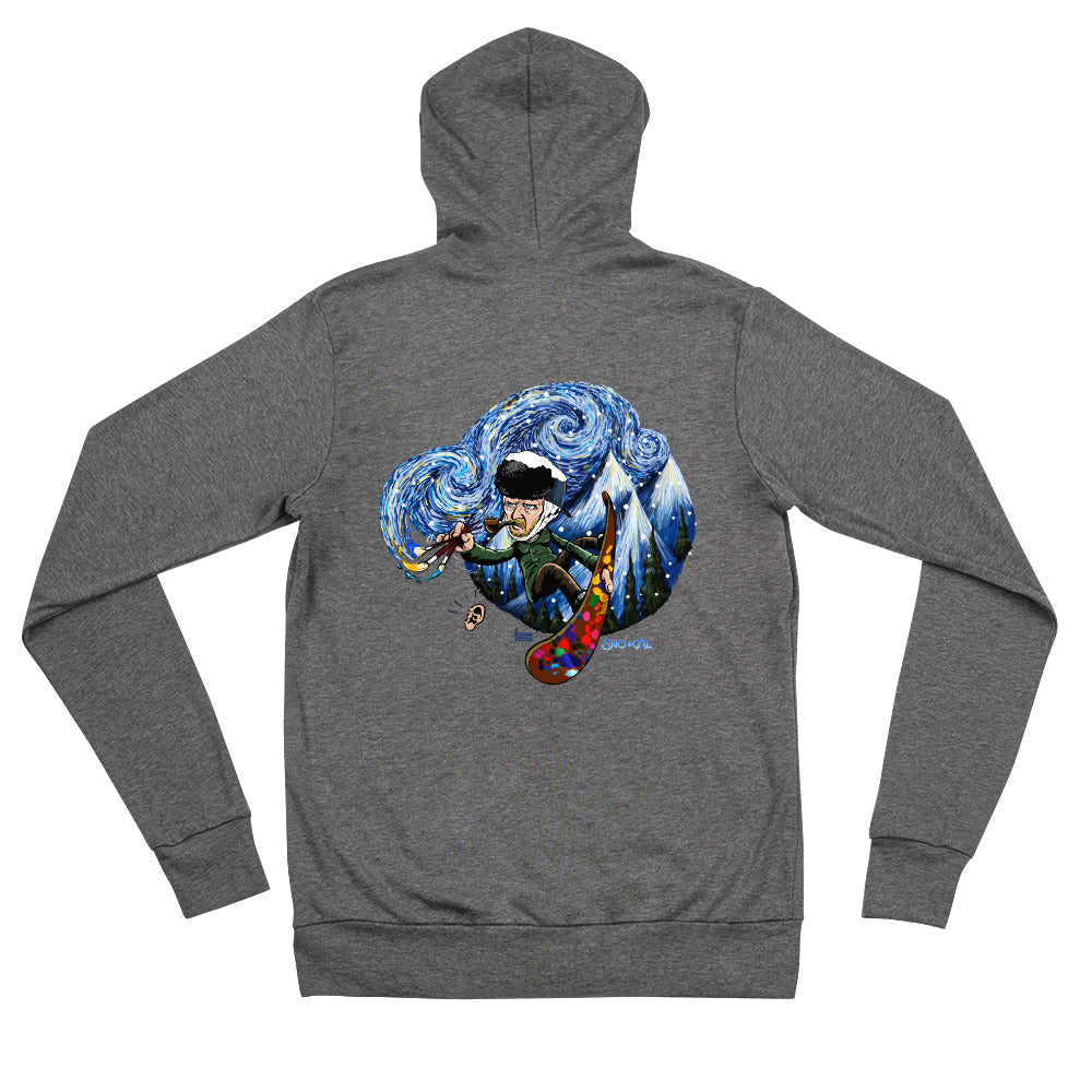 Vincent van Snogh lightweight zip hoodie - Sno Cal