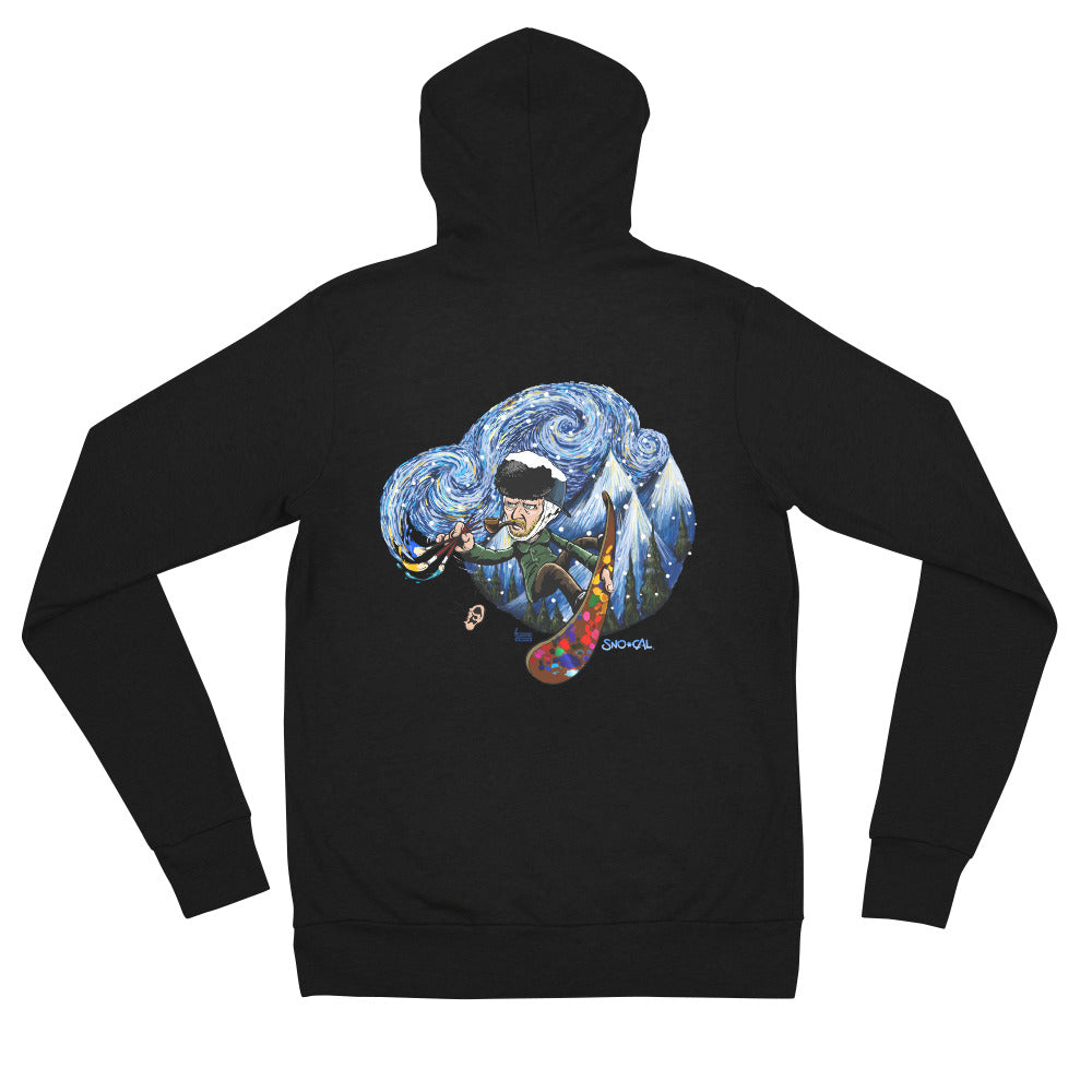 Vincent van Snogh lightweight zip hoodie - Sno Cal