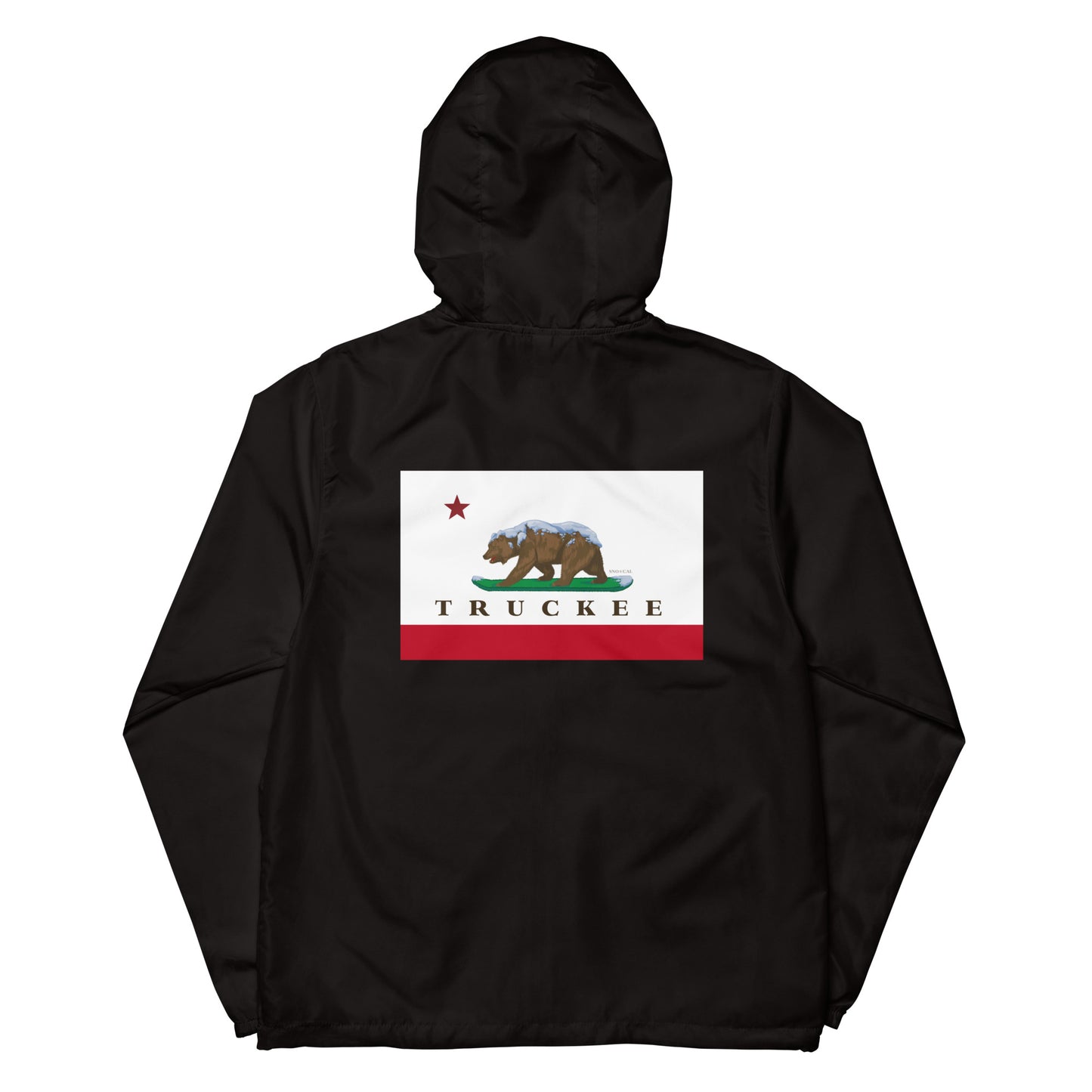 black truckee windbreaker hoodie