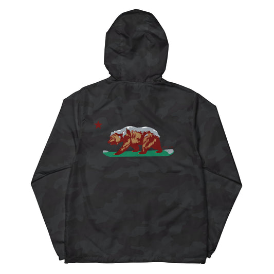 Camouflage California grizzly windbreaker