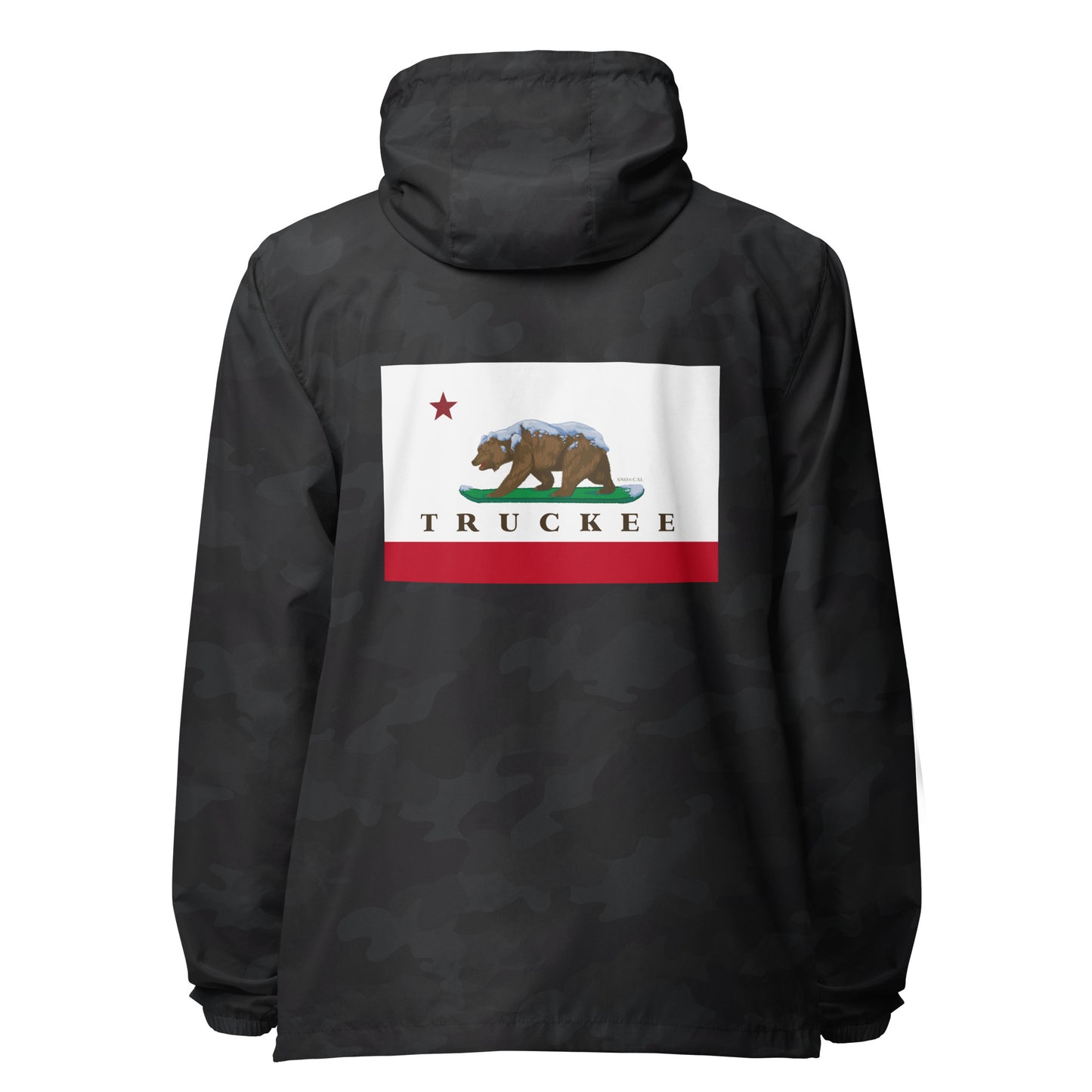 CA Flag Truckee water-resistant lightweight windbreaker