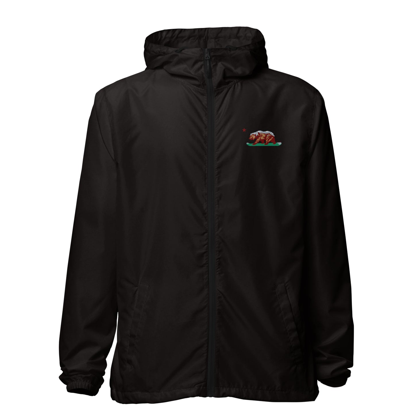 CA Flag Truckee water-resistant lightweight windbreaker
