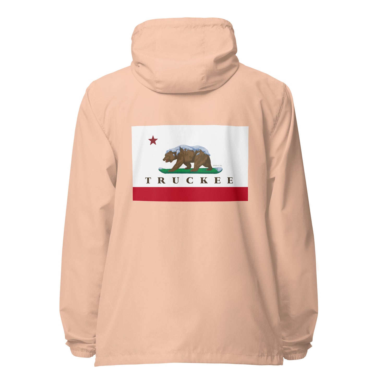 CA Flag Truckee water-resistant lightweight windbreaker