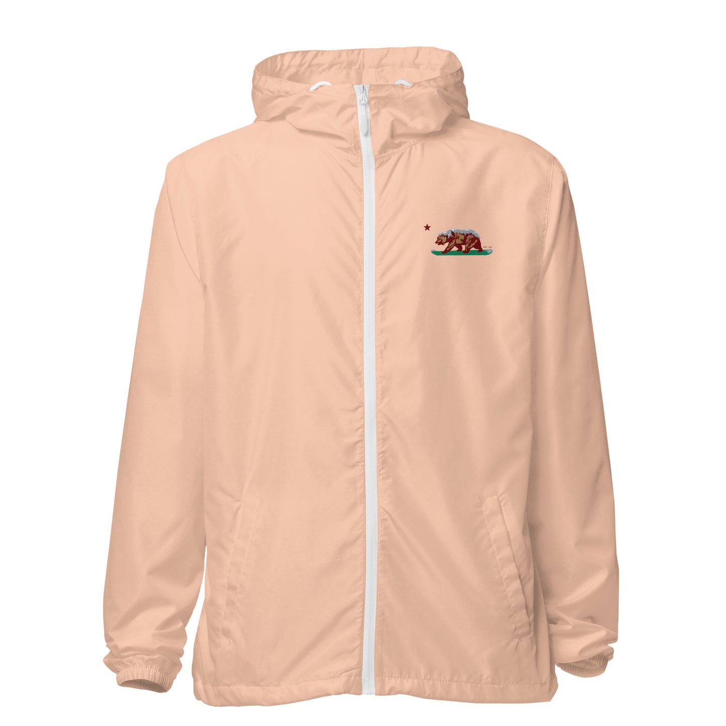 CA Flag Truckee water-resistant lightweight windbreaker