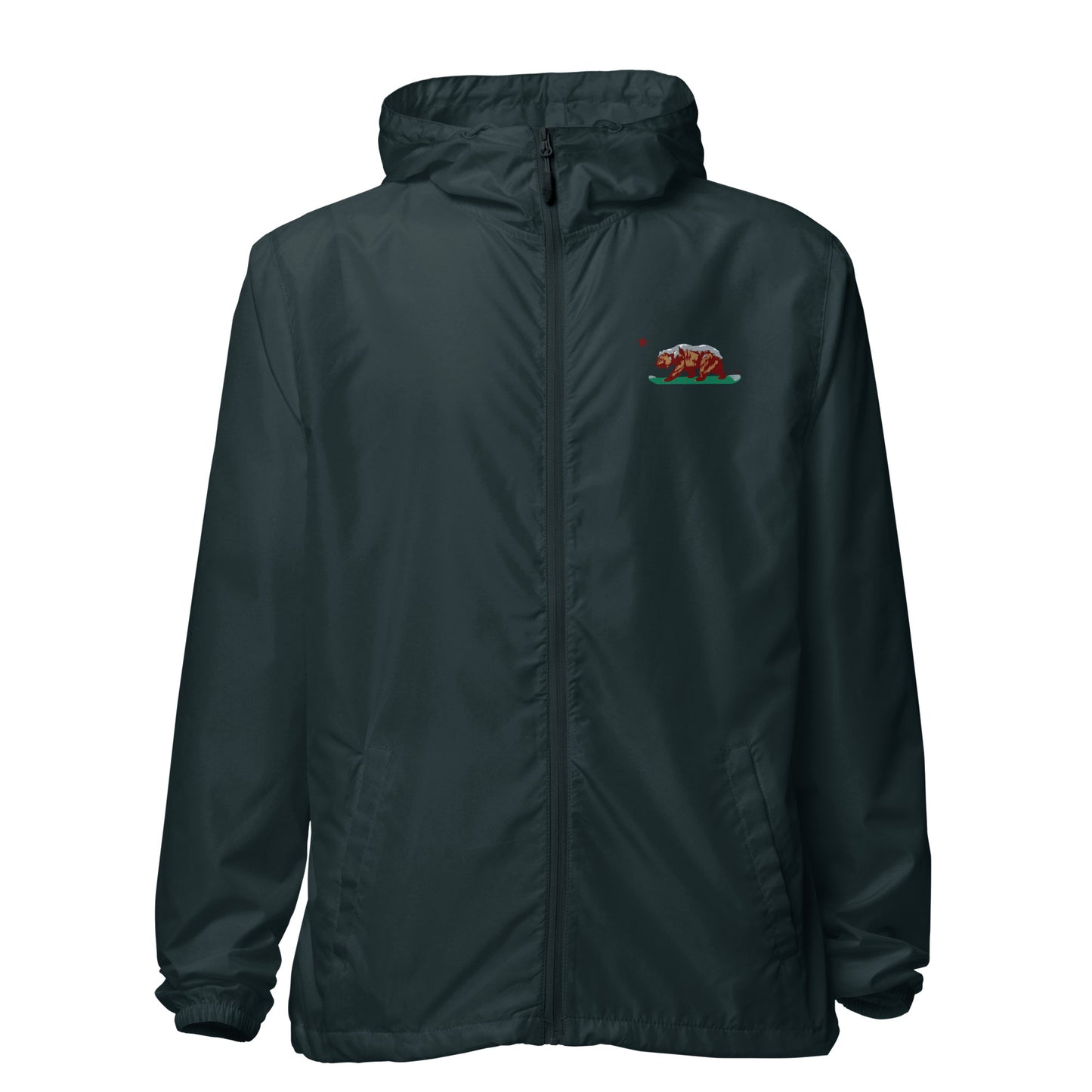 CA Flag Truckee water-resistant lightweight windbreaker