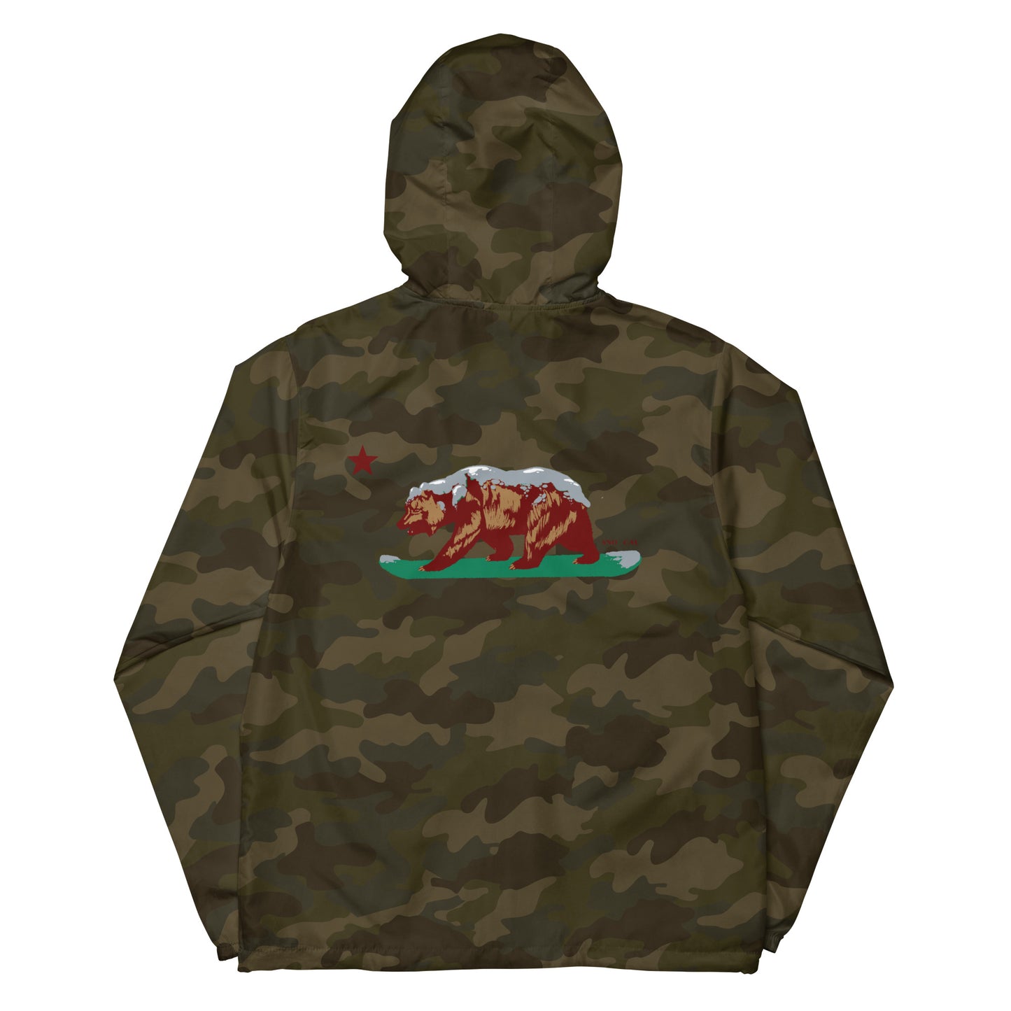 Camo CA grizzly windbreaker