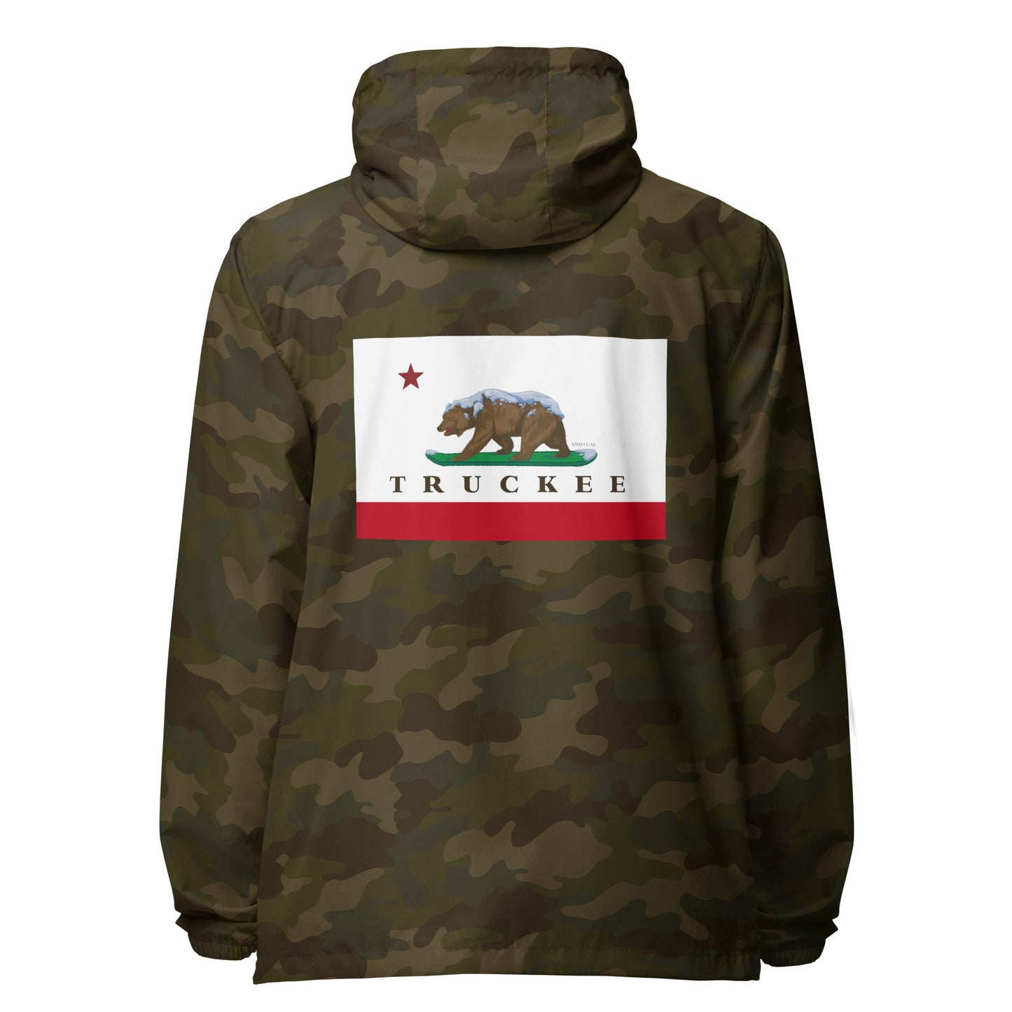 CA Flag Truckee water-resistant lightweight windbreaker