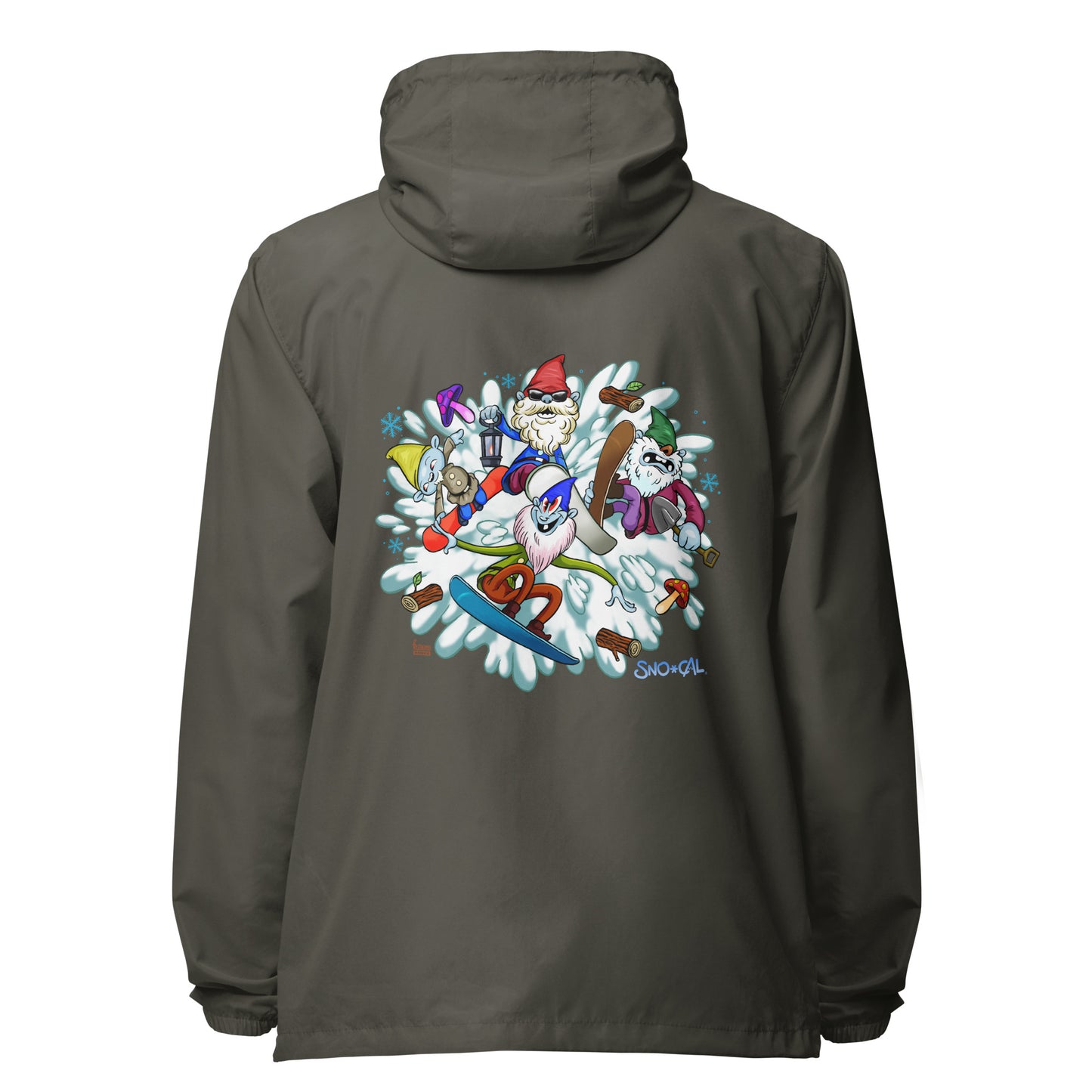 The Sgnomes Lightweight Waterproof Windbreaker