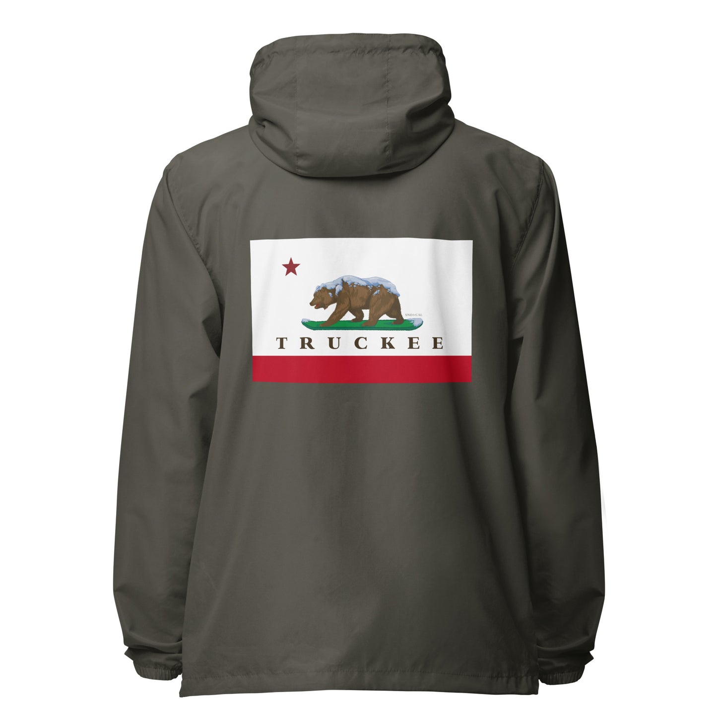 CA Flag Truckee water-resistant lightweight windbreaker