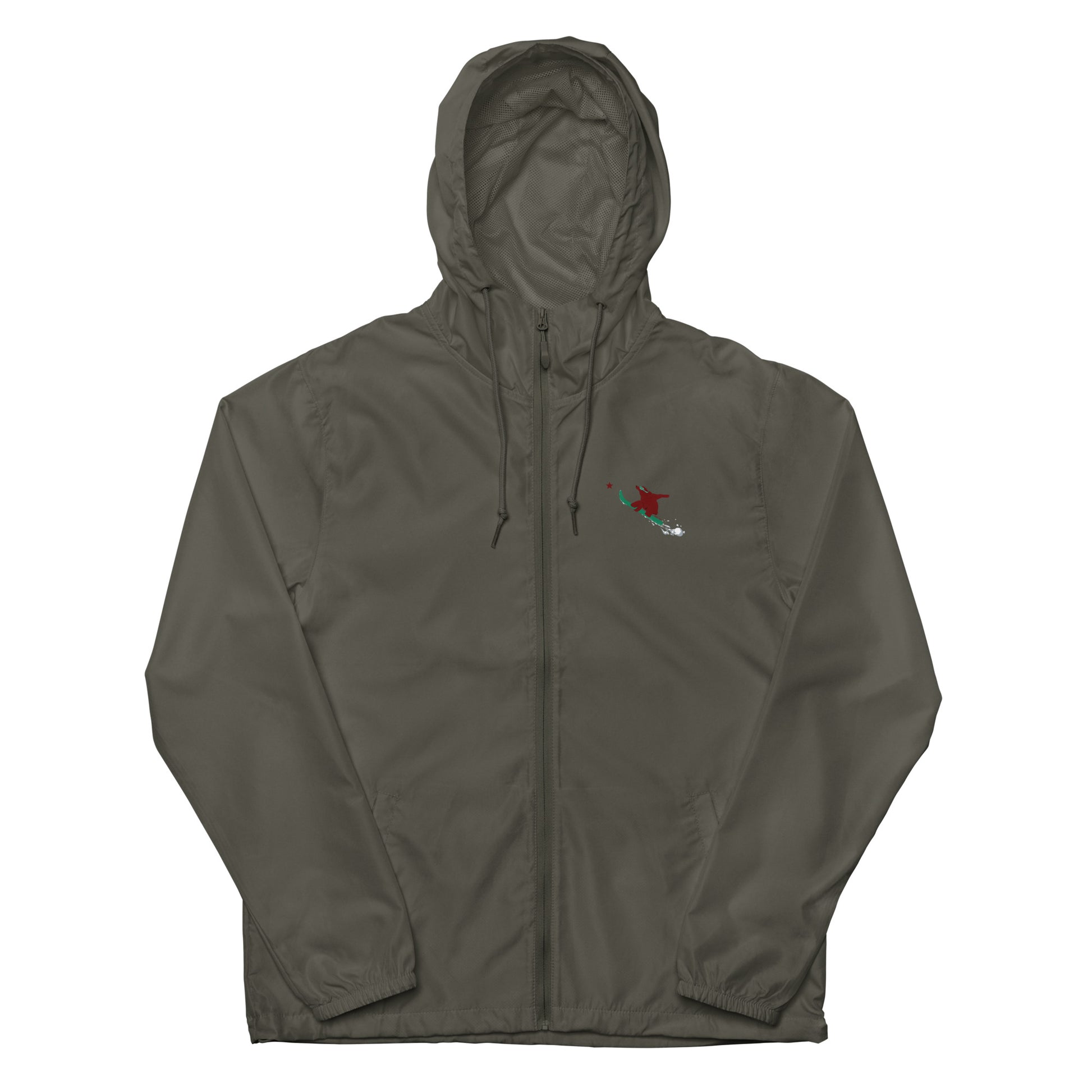 gray Send It snowboard jacket