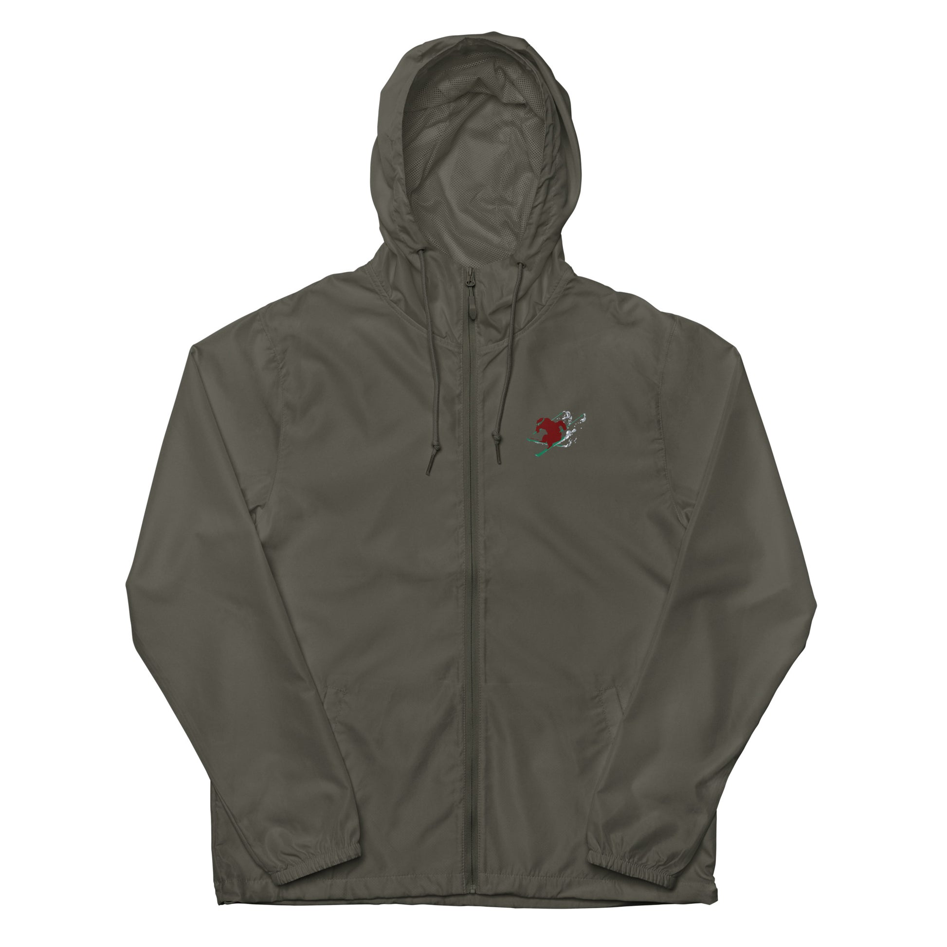 graphite lightweight ski windbreaker hoodie