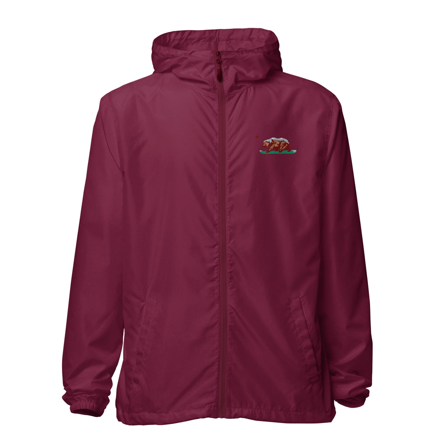 CA Flag Truckee water-resistant lightweight windbreaker