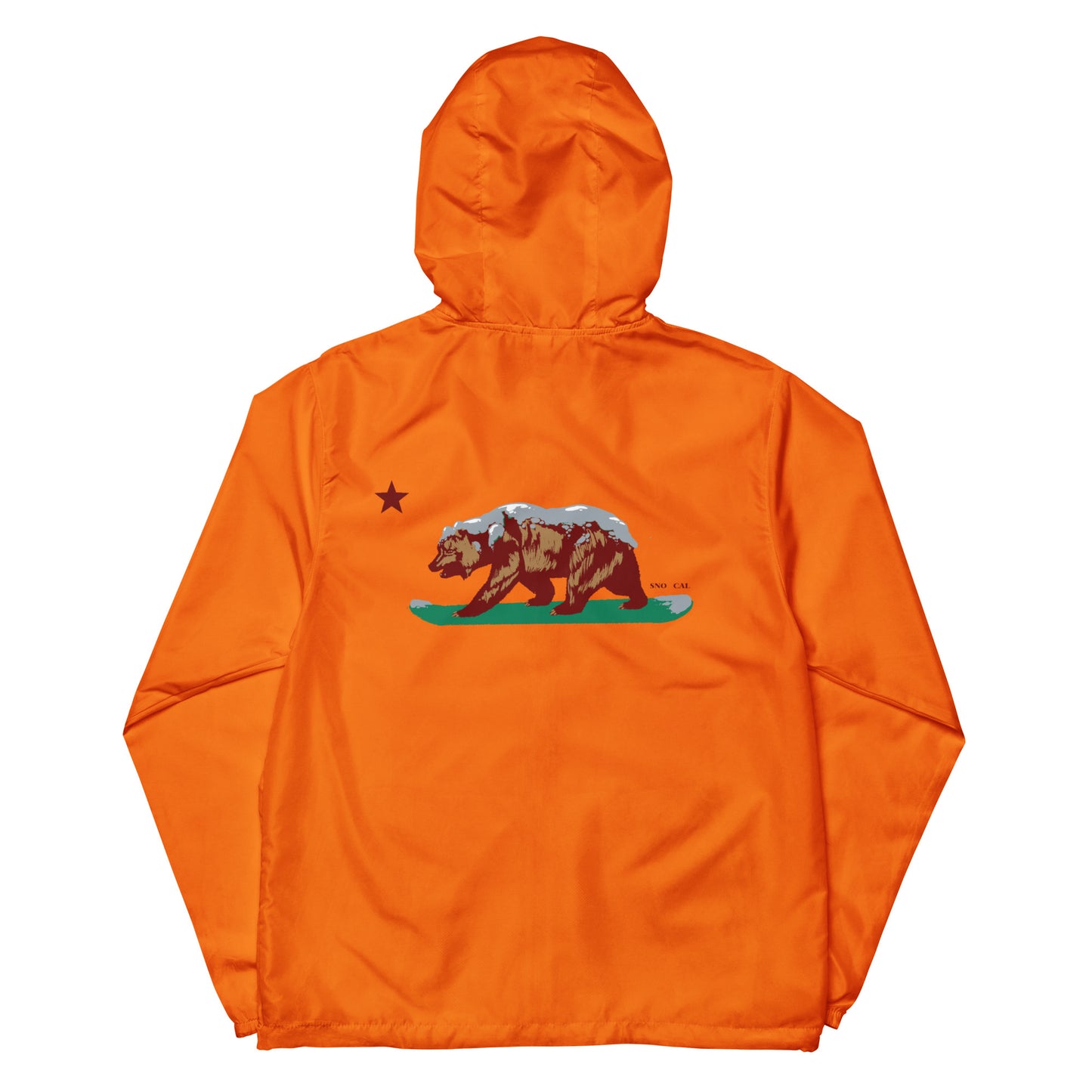 orange CA bear windbreaker