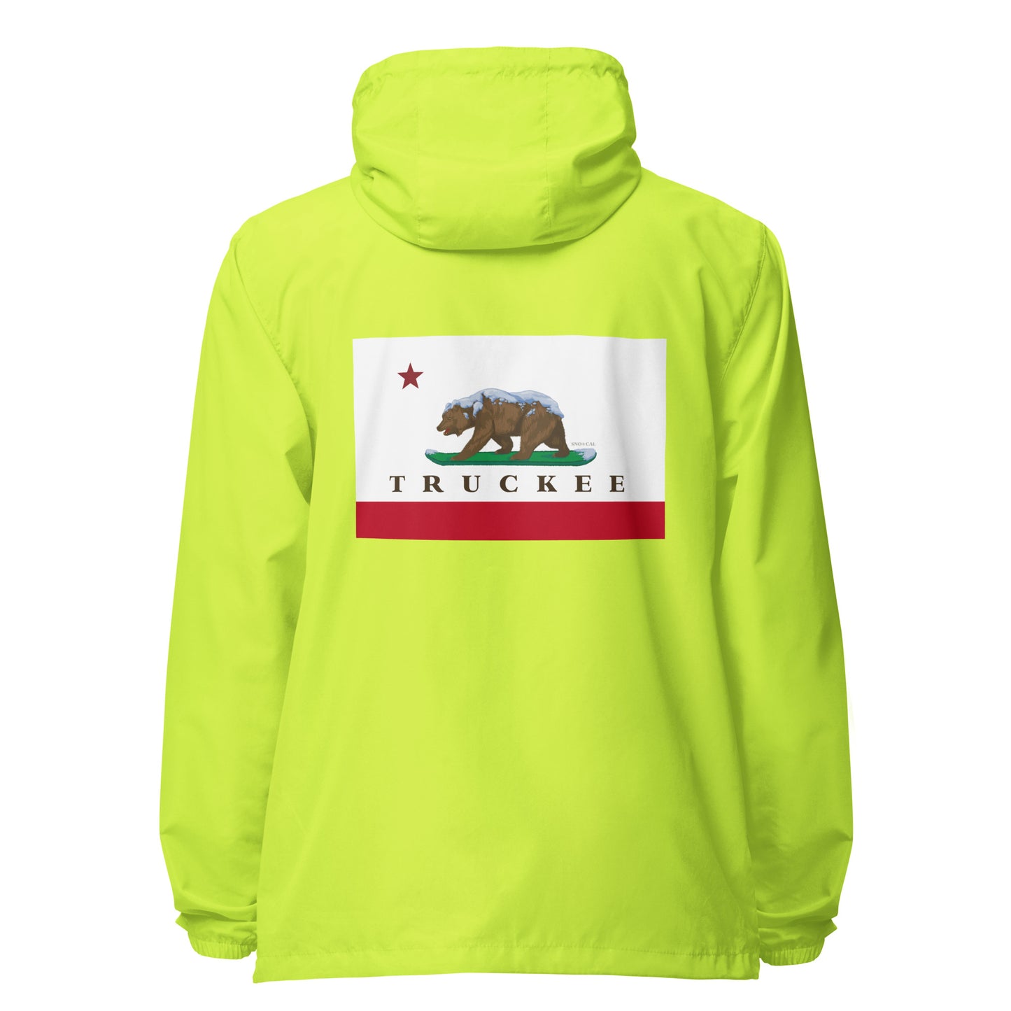 CA Flag Truckee water-resistant lightweight windbreaker