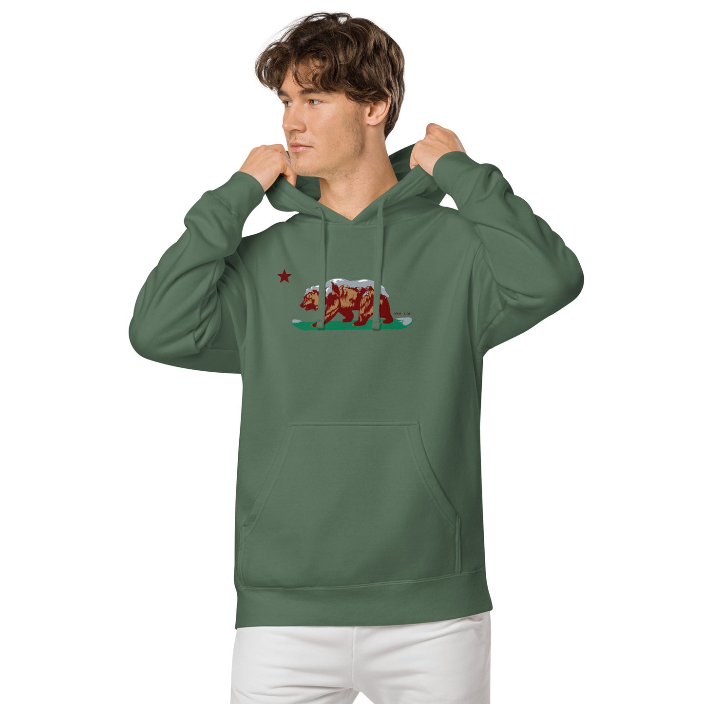 Goldy the Grizzly pigment-dyed hoodie