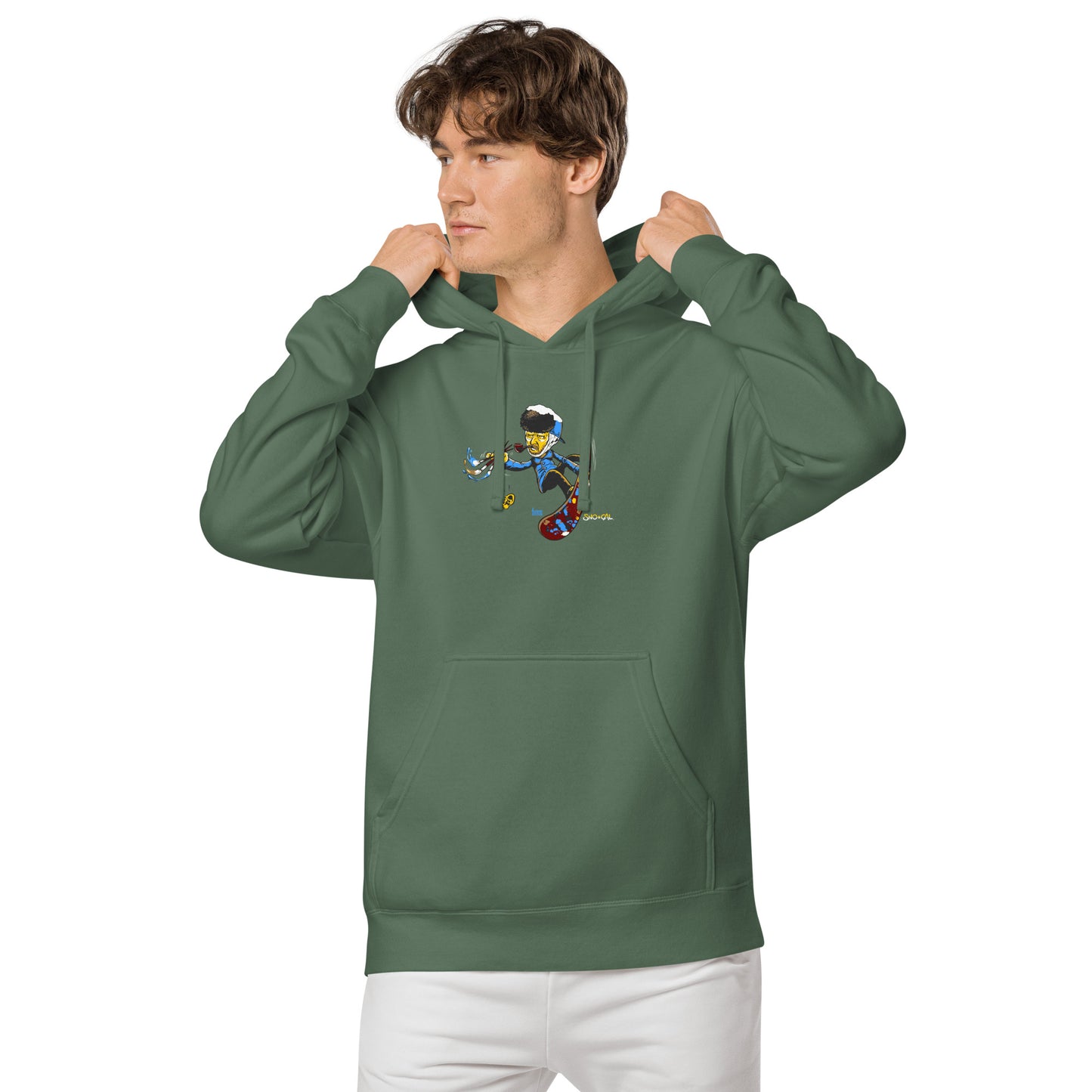 Vincent van Snogh pigment-dyed hoodie