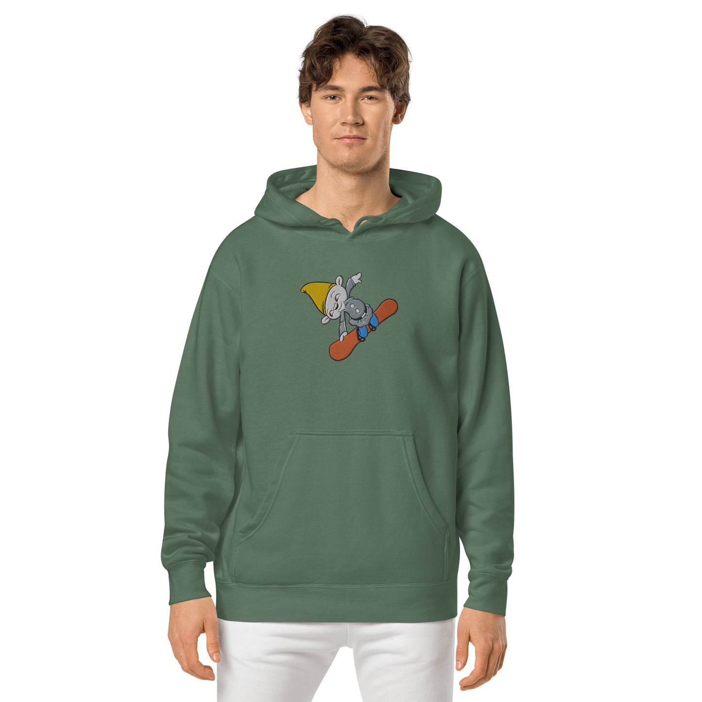 Shreddie the Sgnome pigment-dyed hoodie