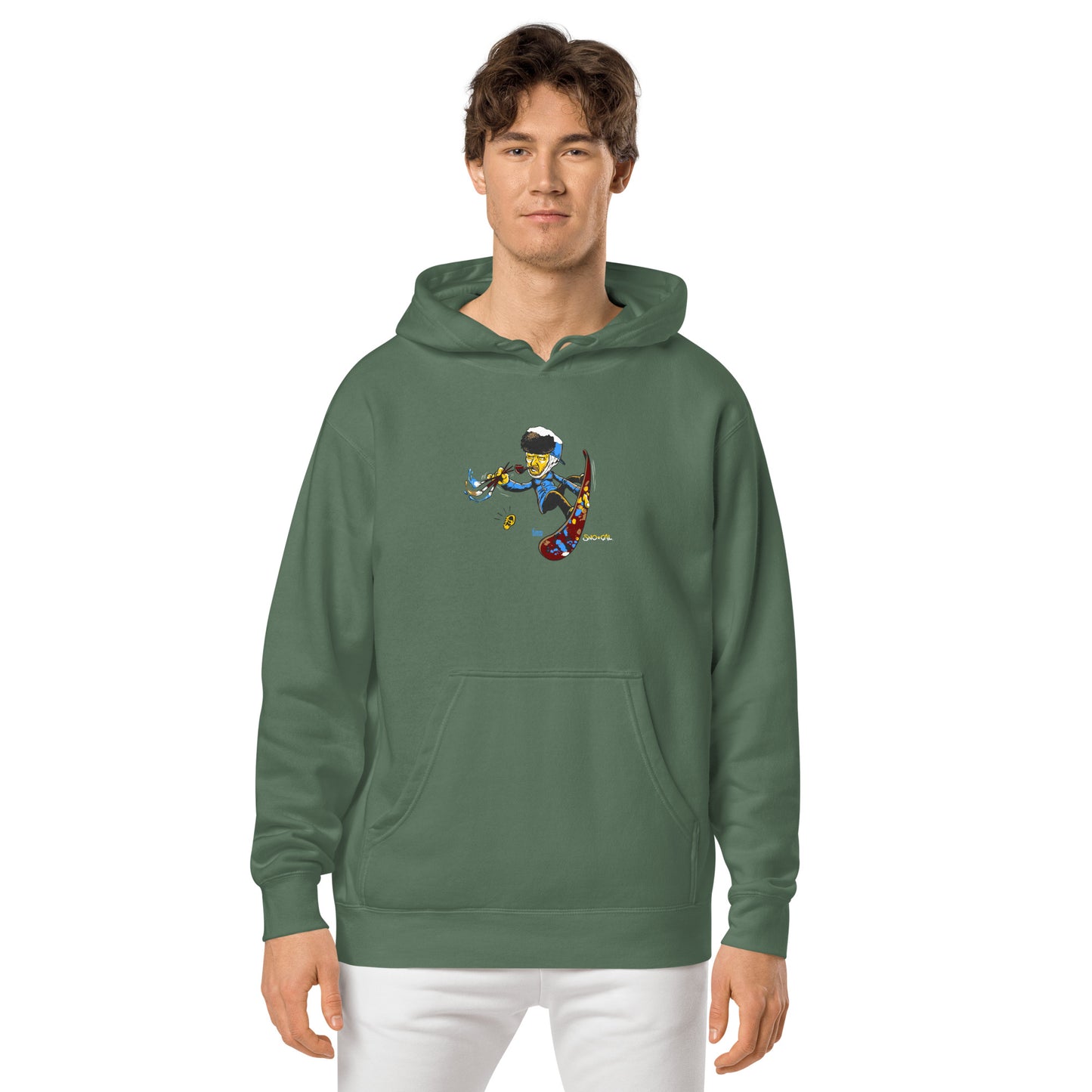 Vincent van Snogh pigment-dyed hoodie
