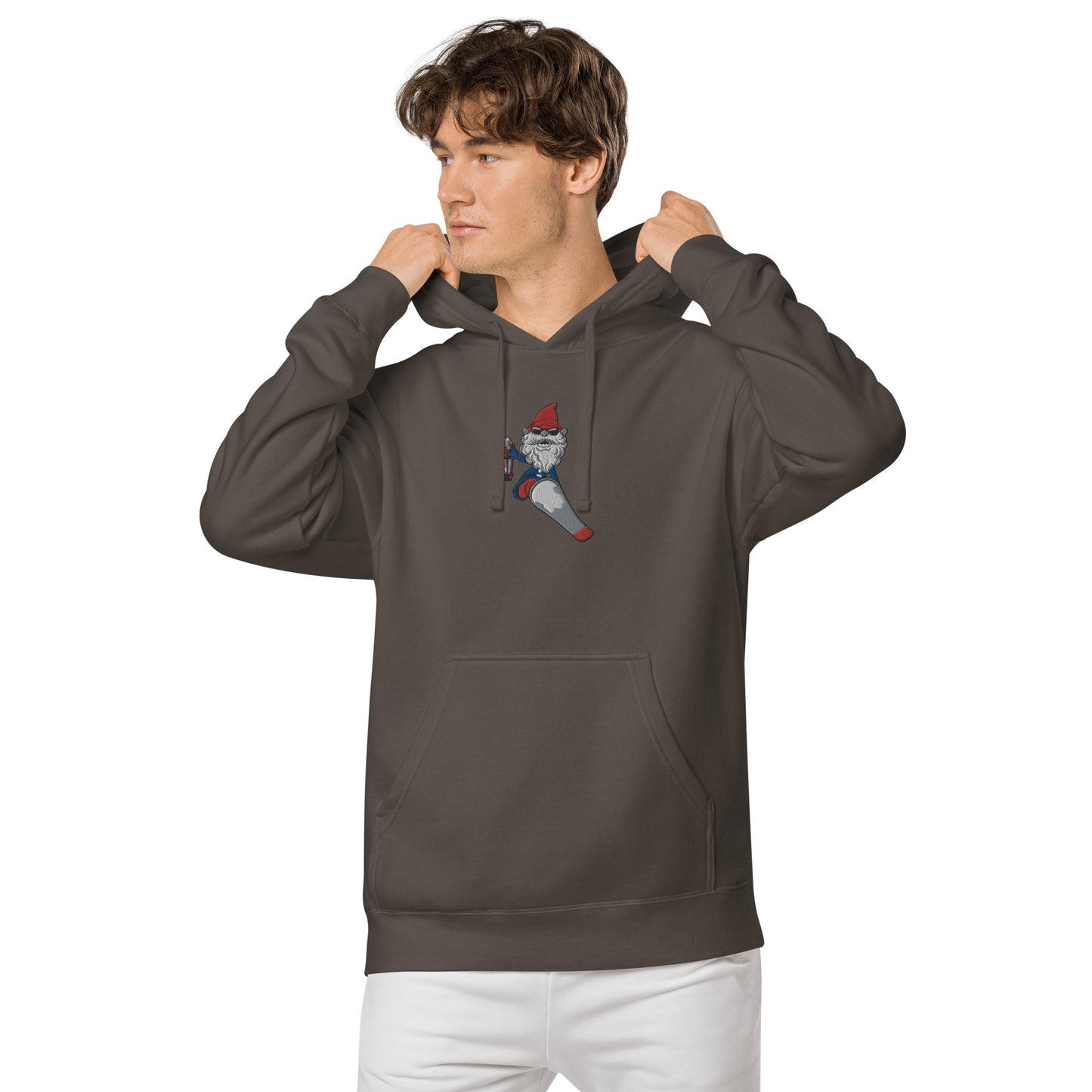 ZZ the Sgnomes pigment-dyed hoodie