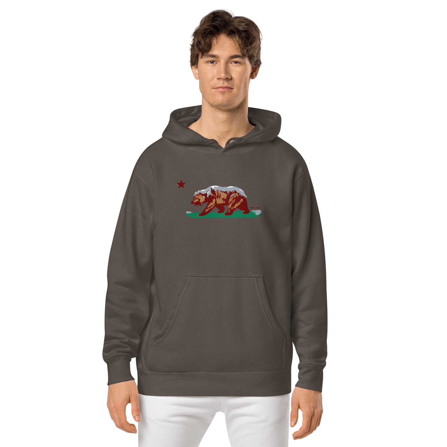 Goldy the Grizzly pigment-dyed hoodie