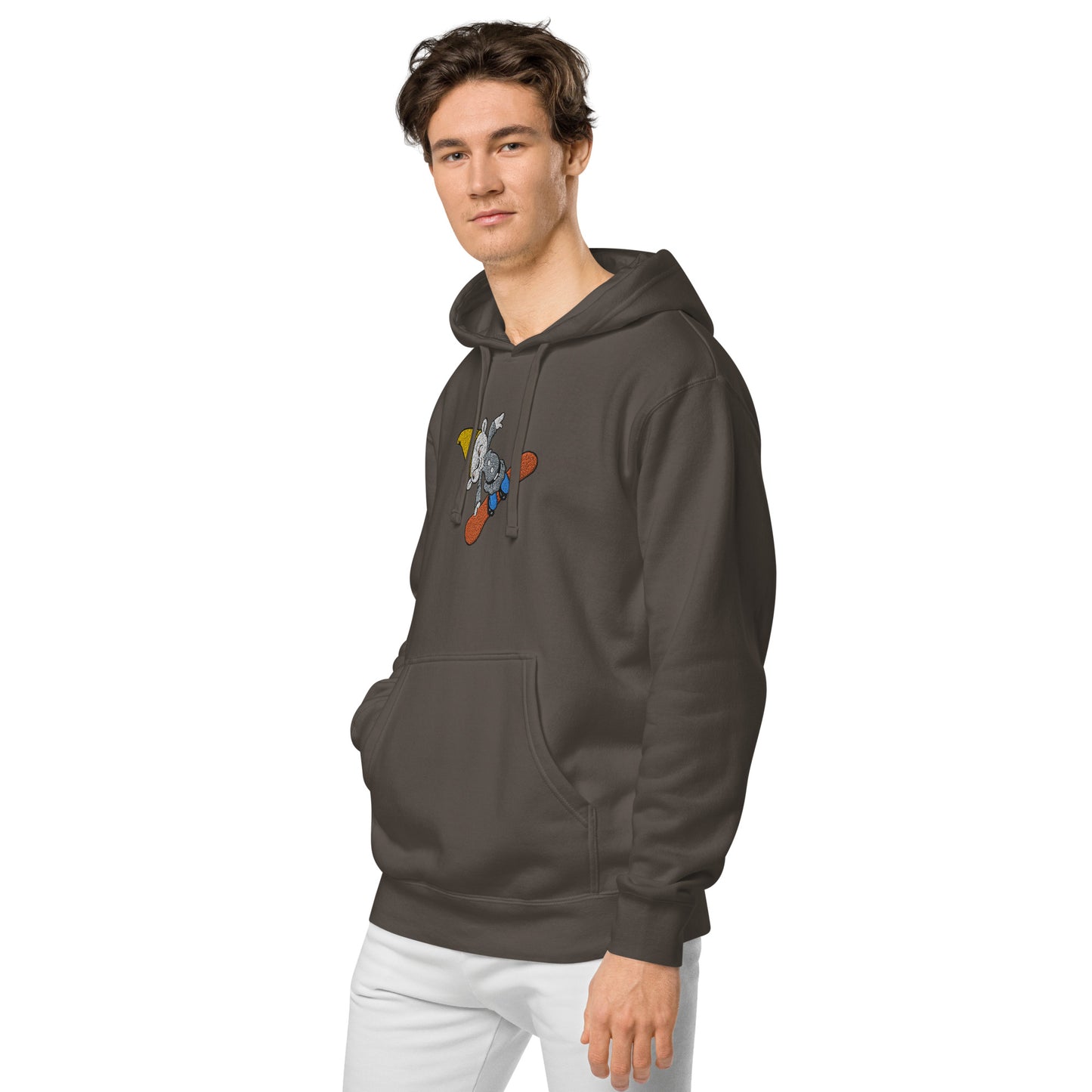 Shreddie the Sgnome pigment-dyed hoodie
