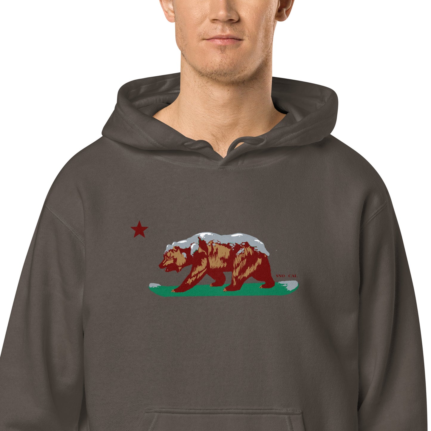 Goldy the Grizzly pigment-dyed hoodie