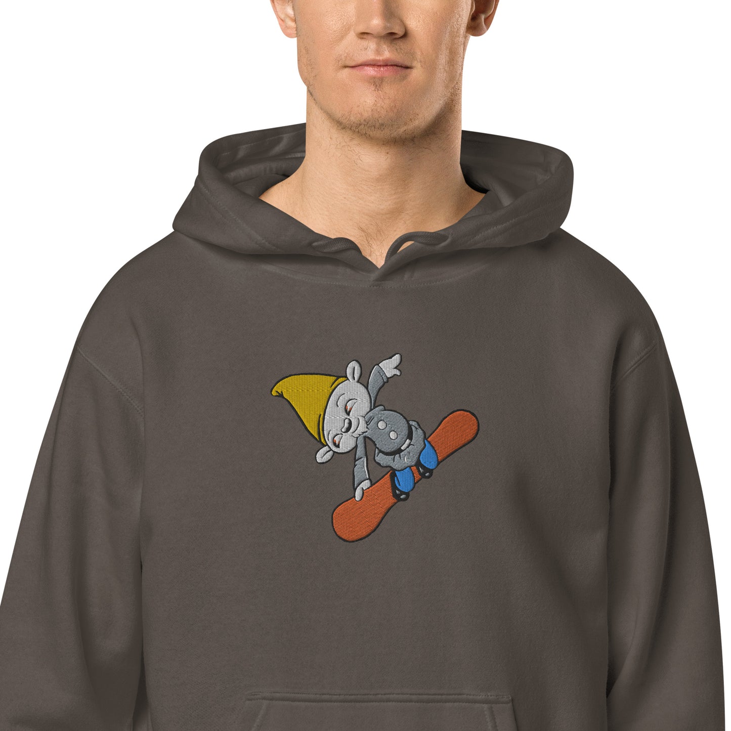 Shreddie the Sgnome pigment-dyed hoodie