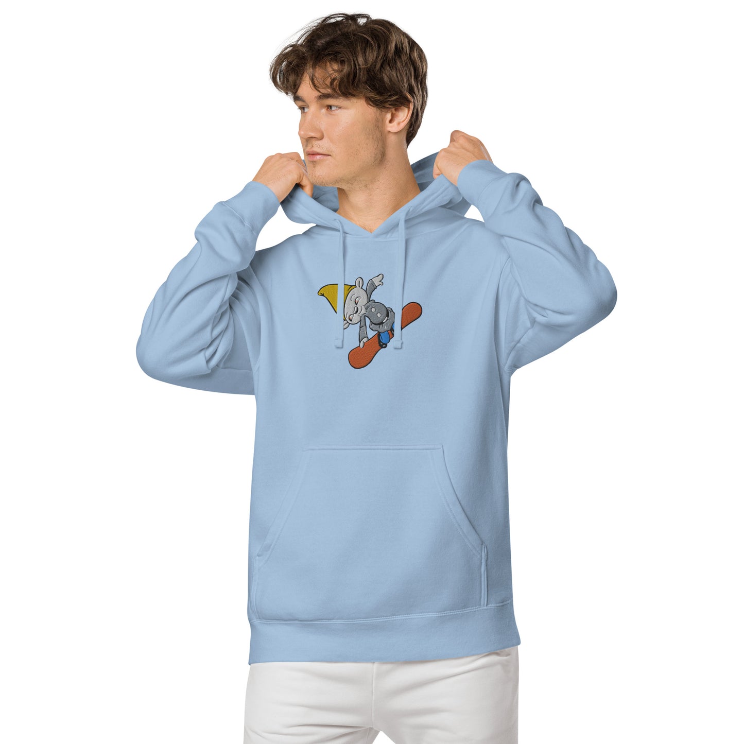 Shreddie the Sgnome pigment-dyed hoodie