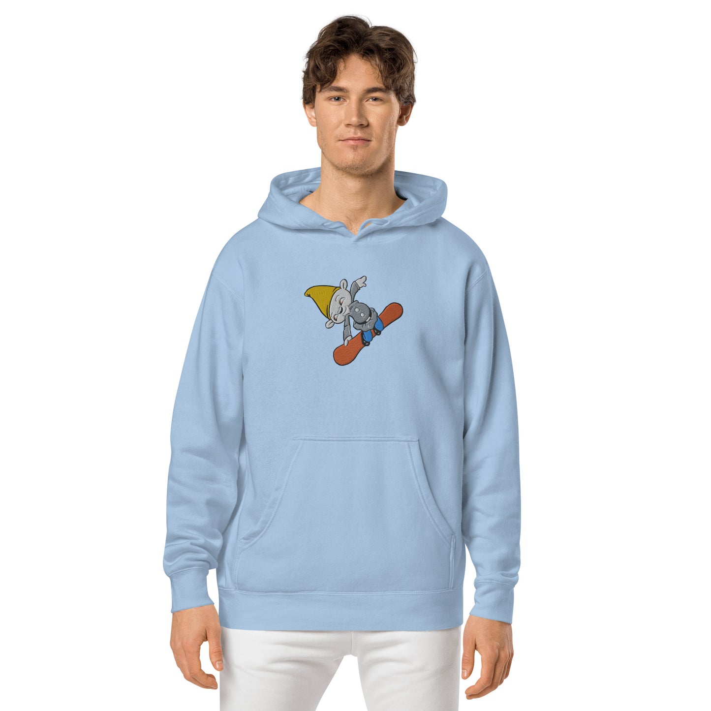 Shreddie the Sgnome pigment-dyed hoodie