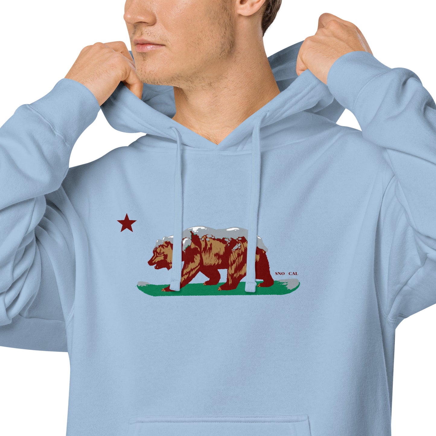Goldy the Grizzly pigment-dyed hoodie