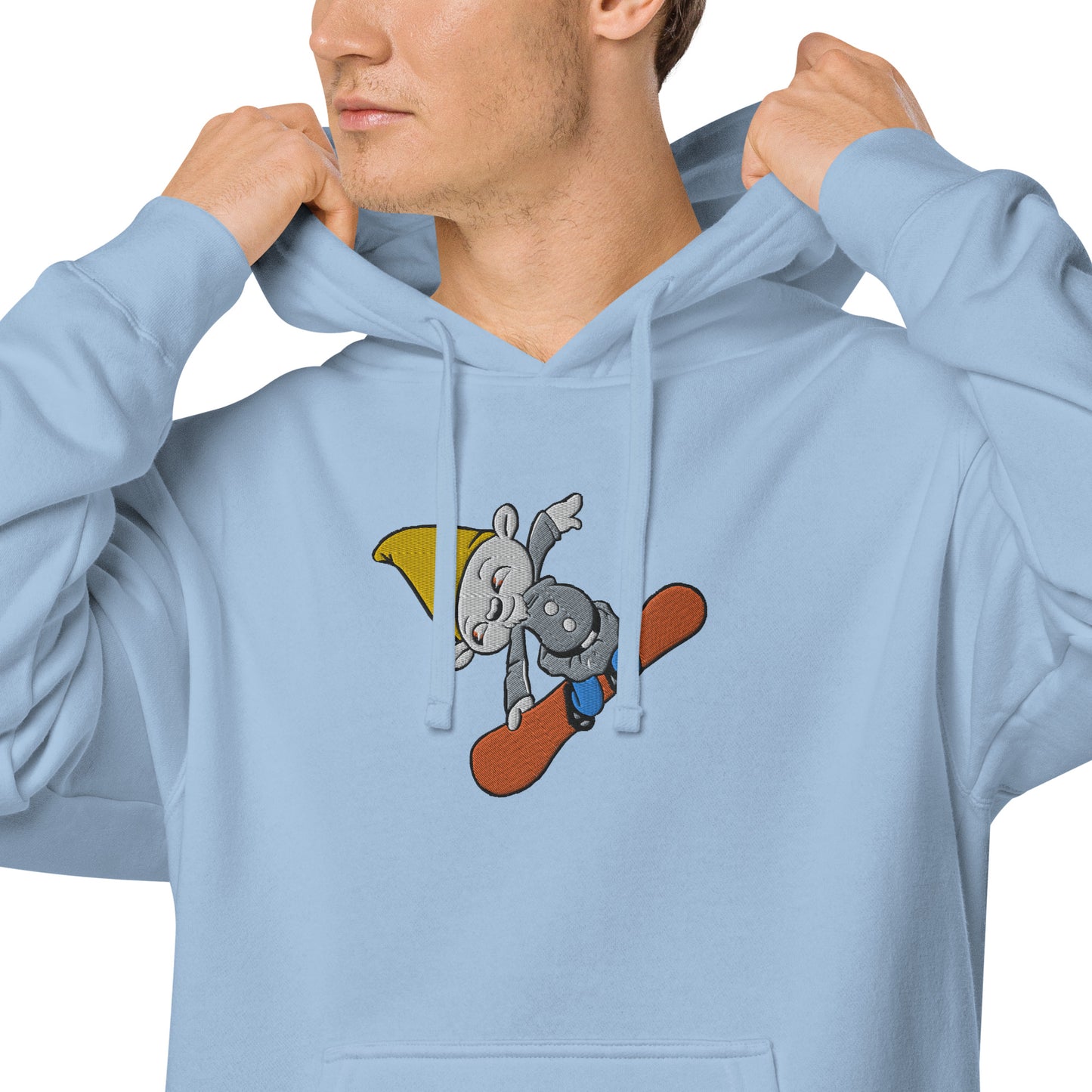 Shreddie the Sgnome pigment-dyed hoodie