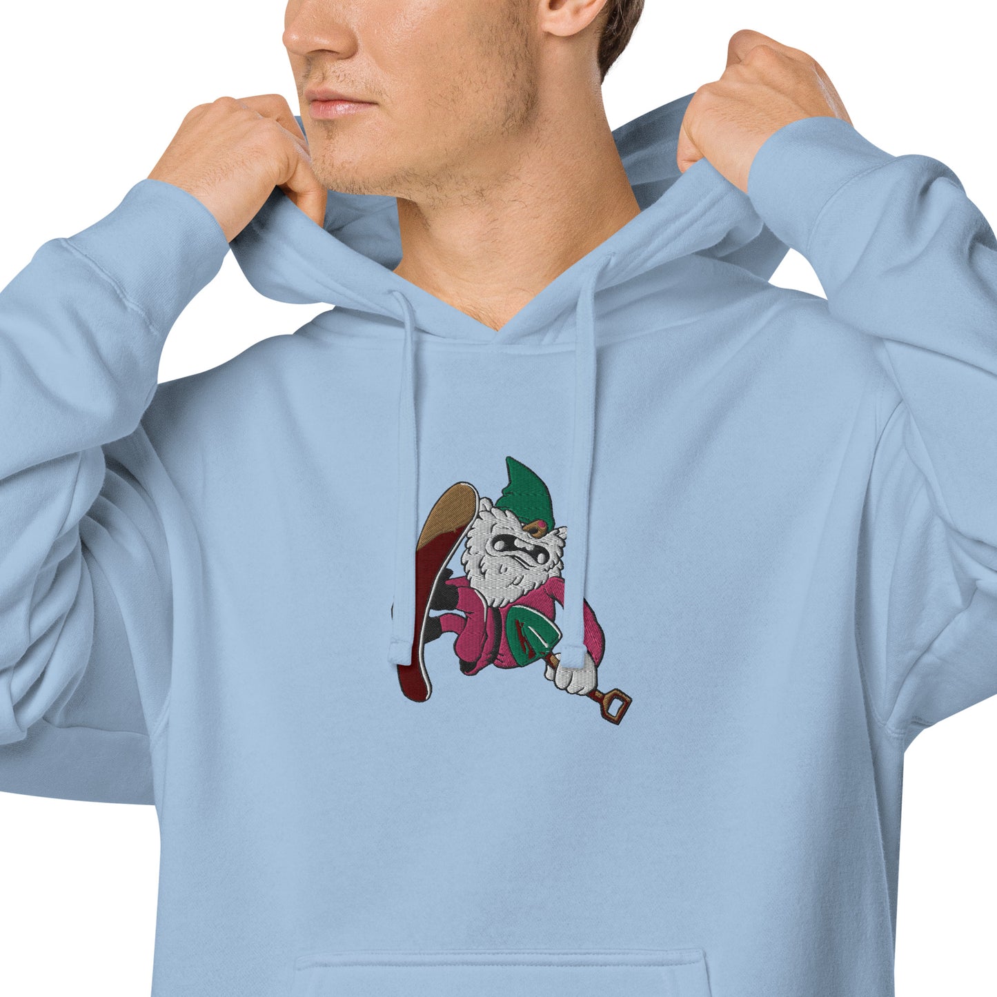 Diggz the Sgnome pigment-dyed hoodie