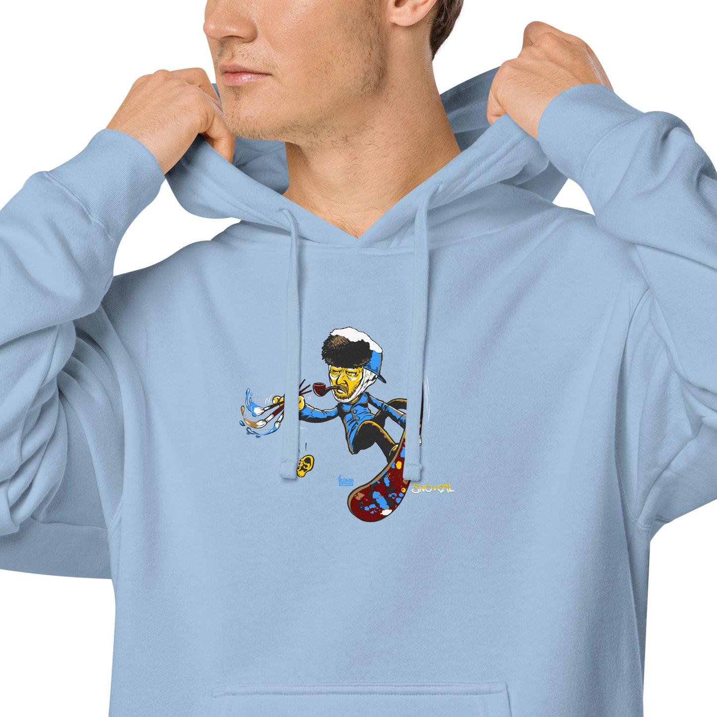 Vincent van Snogh pigment-dyed hoodie