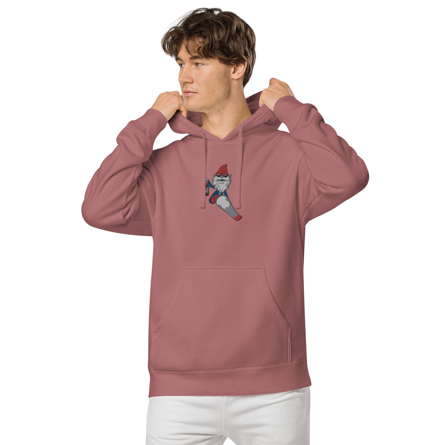 ZZ the Sgnomes pigment-dyed hoodie