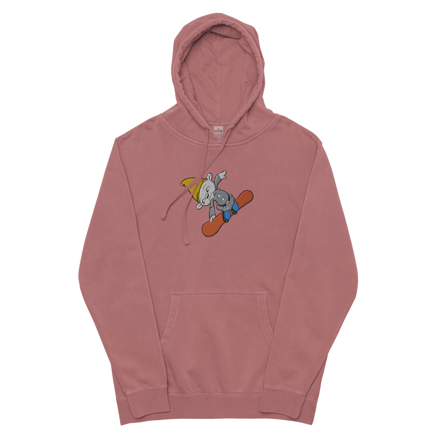 Shreddie the Sgnome pigment-dyed hoodie